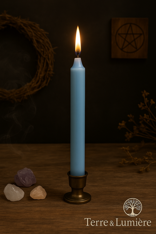 Bougie de Rituel Bleue