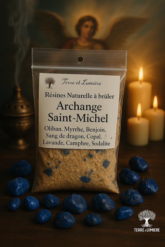 Résine Naturelle à Brûler Archange Saint Michel