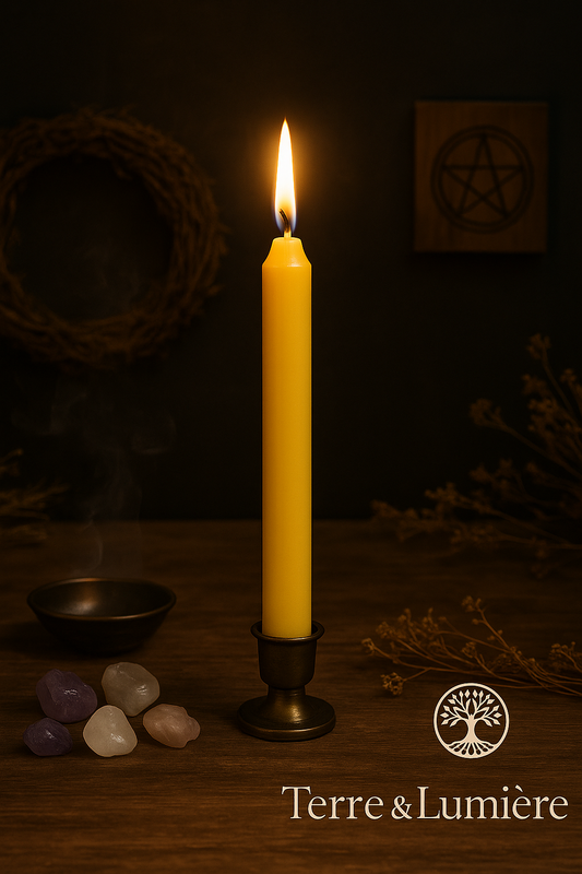 Bougie de Rituel Jaune
