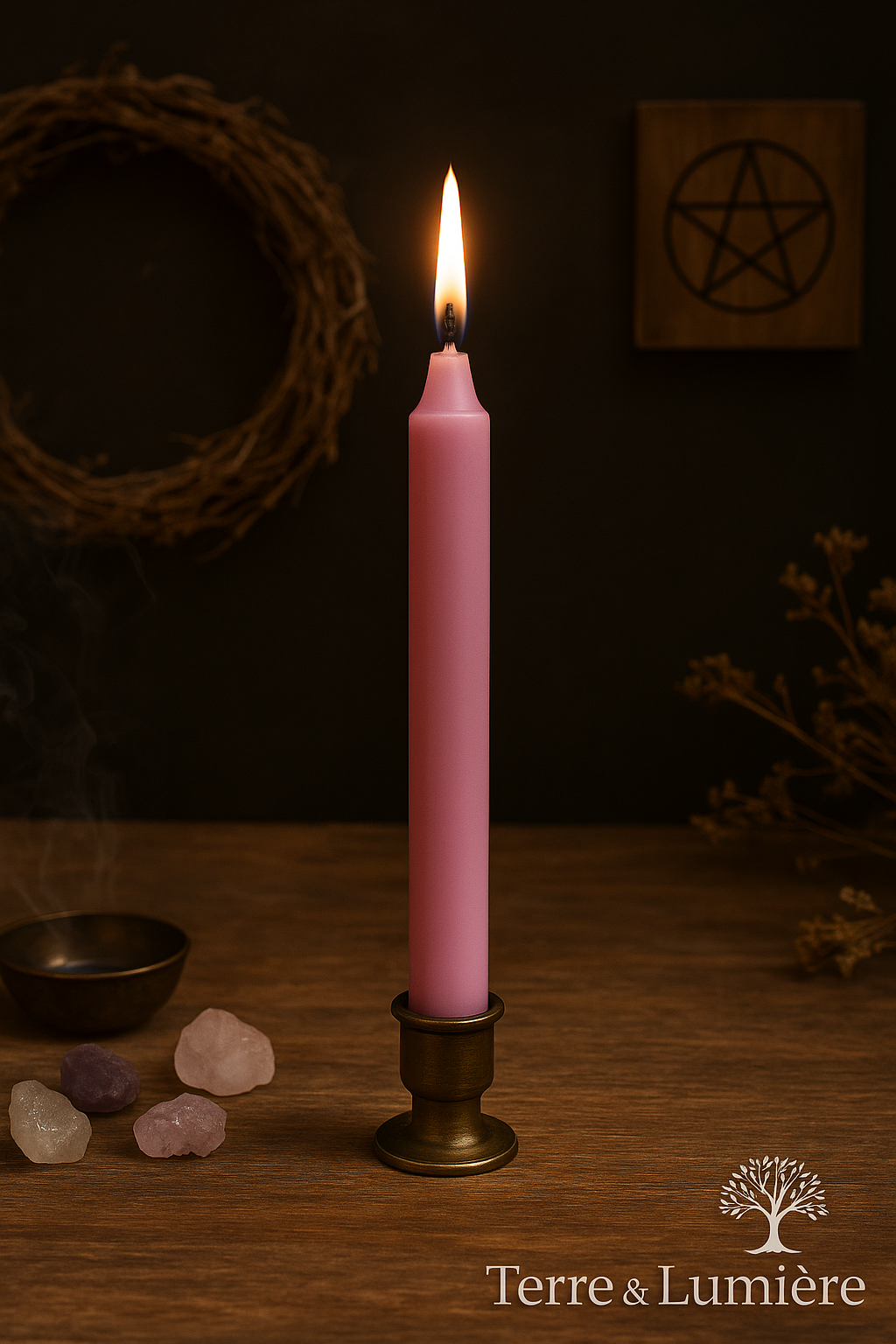 Bougie de Rituel Rose