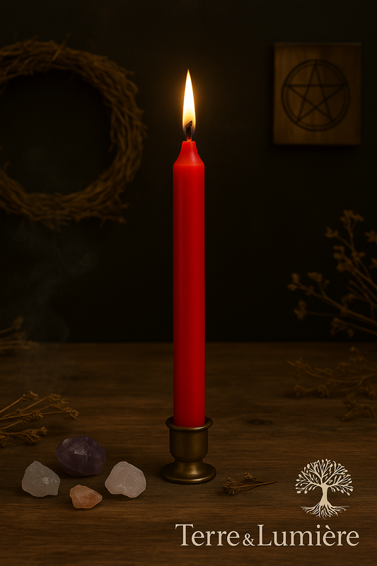 Bougie de Rituel Rouge