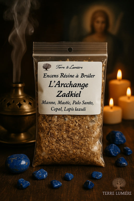 Résine Naturelle à Brûler Archange Zadkiel